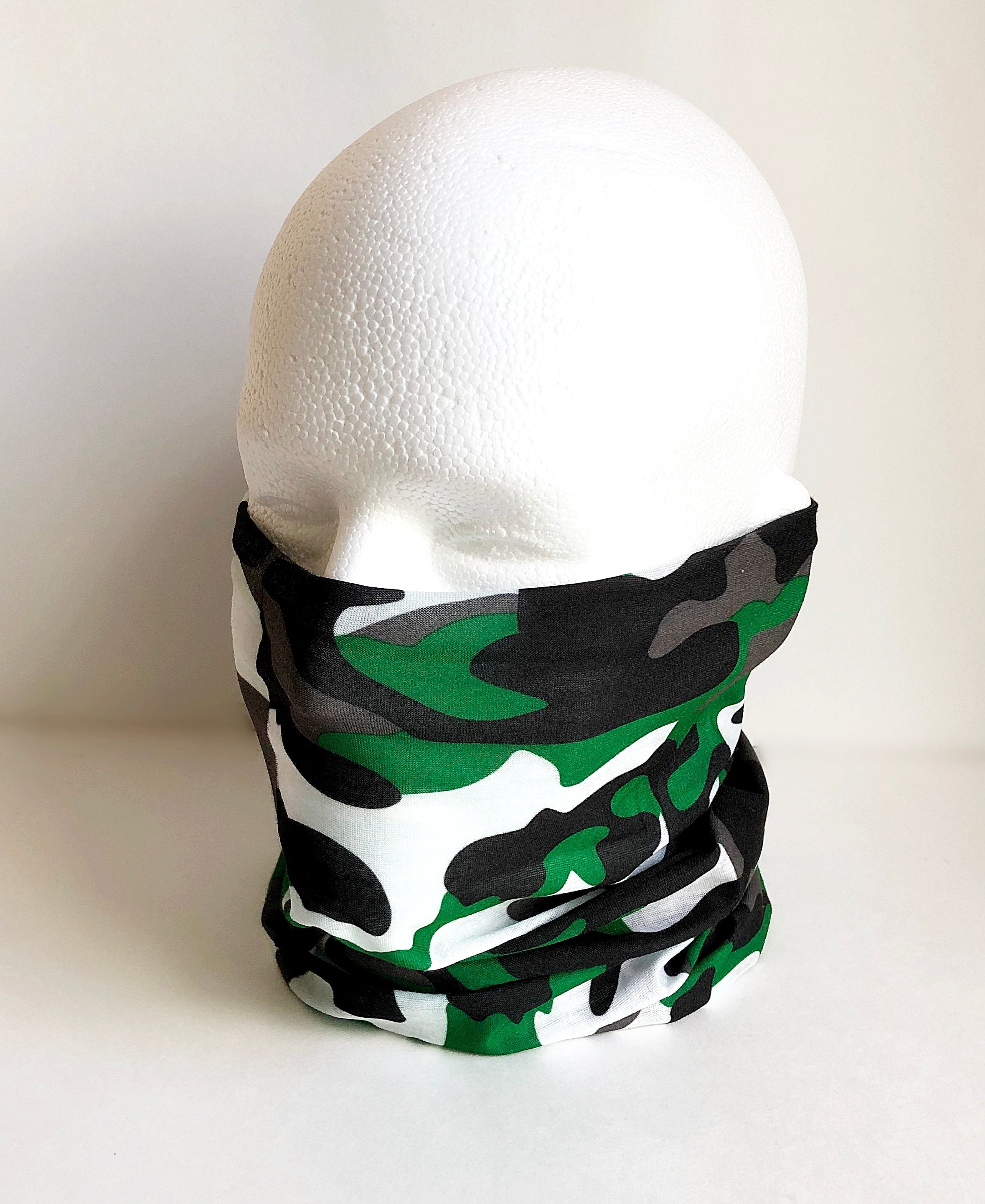 Camo Face Mask Scarf New Multi Functional Seamless Protective Covering Elastic Print Neck Gaiter Bandana Breathable Balaclava Head Wear N75